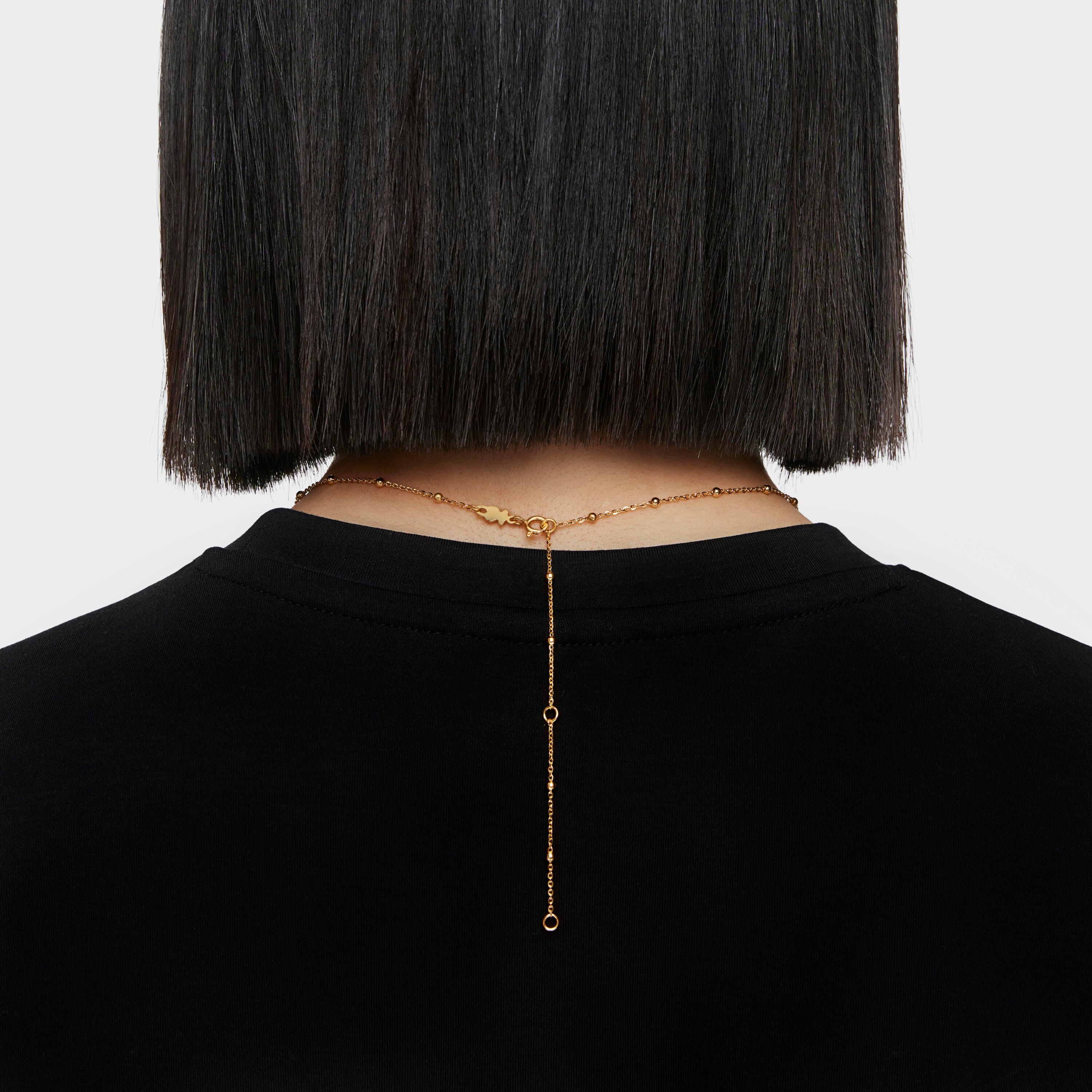 Choker with 18K gold vermeil and alternating balls measuring 60 cm TOUS Basics