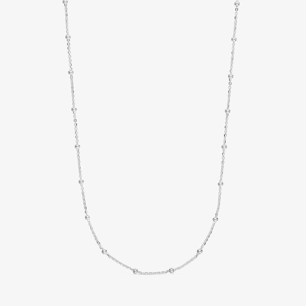 Silver Choker with alternating balls measuring 60&nbsp;cm TOUS Basics