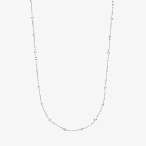 Silver Choker with alternating balls measuring 60&nbsp;cm TOUS Basics
