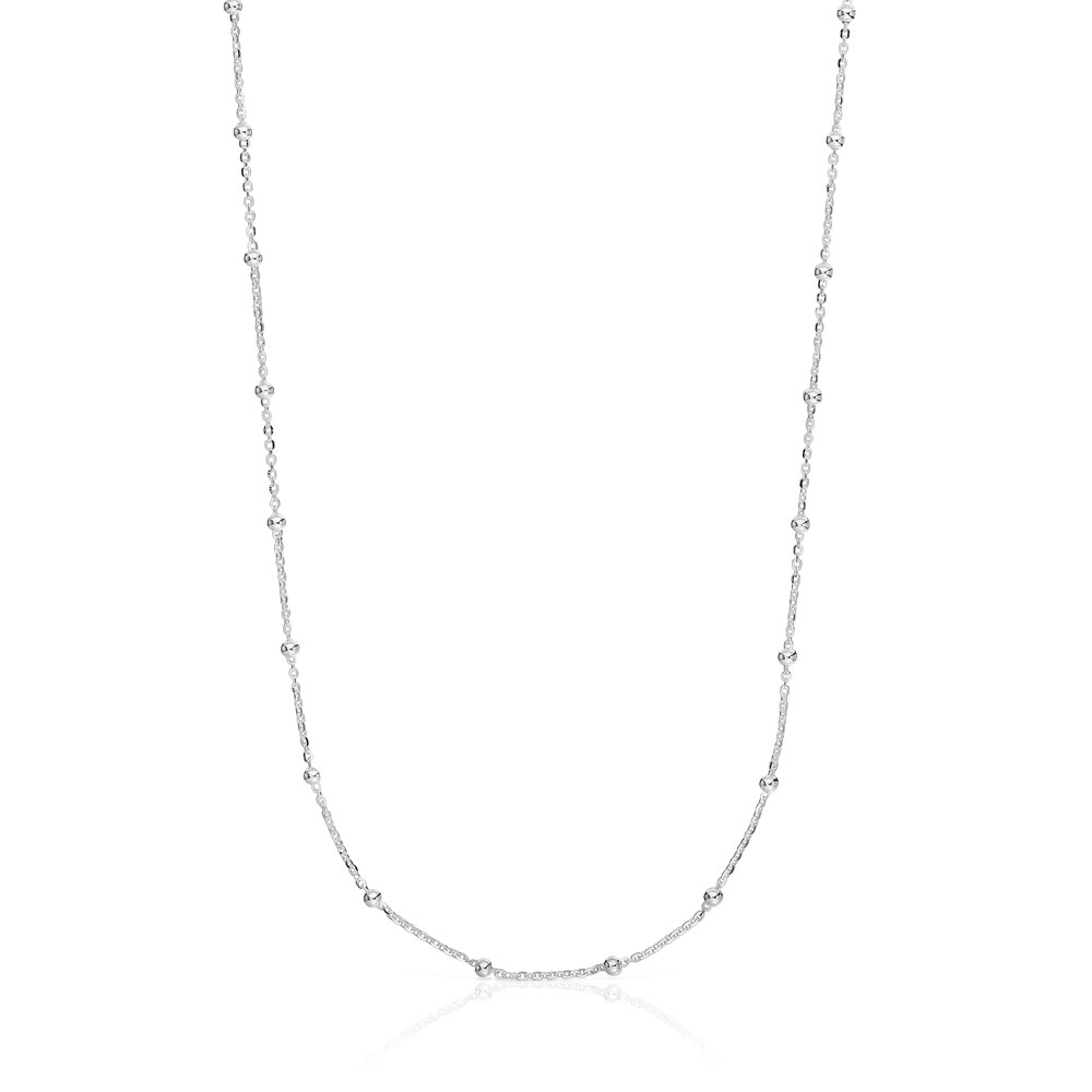 Silver Choker with alternating balls measuring 60 cm TOUS Basics