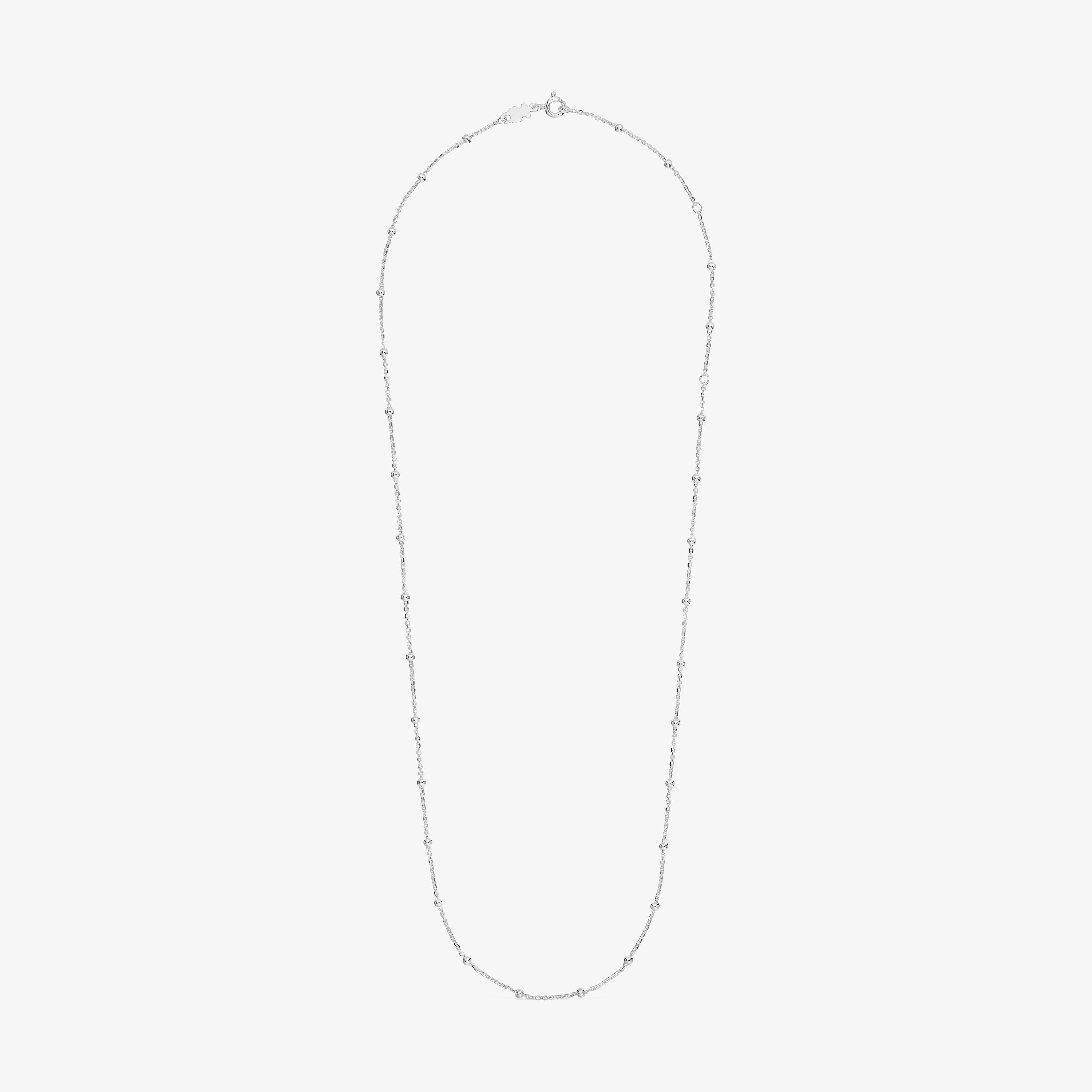 Silver Choker with alternating balls measuring 60 cm TOUS Basics