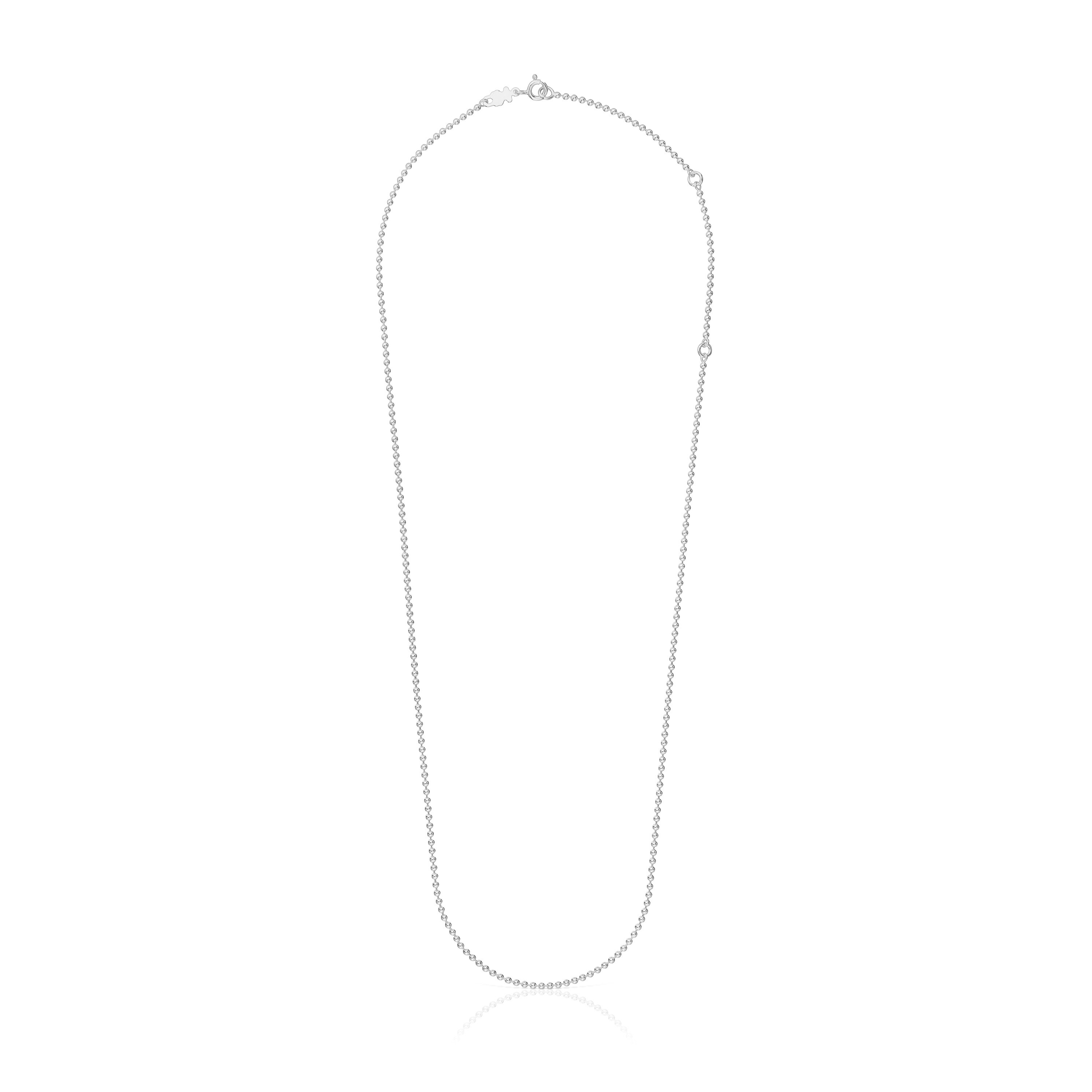 Silver Choker with balls measuring 60 cm TOUS Basics