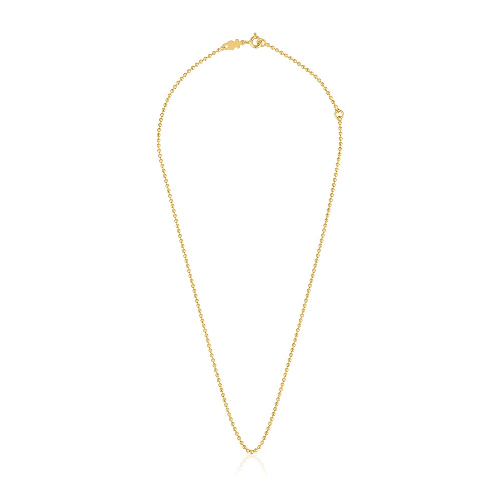 Choker with 18kt gold plating over silver with balls measuring 45 cm TOUS Basics