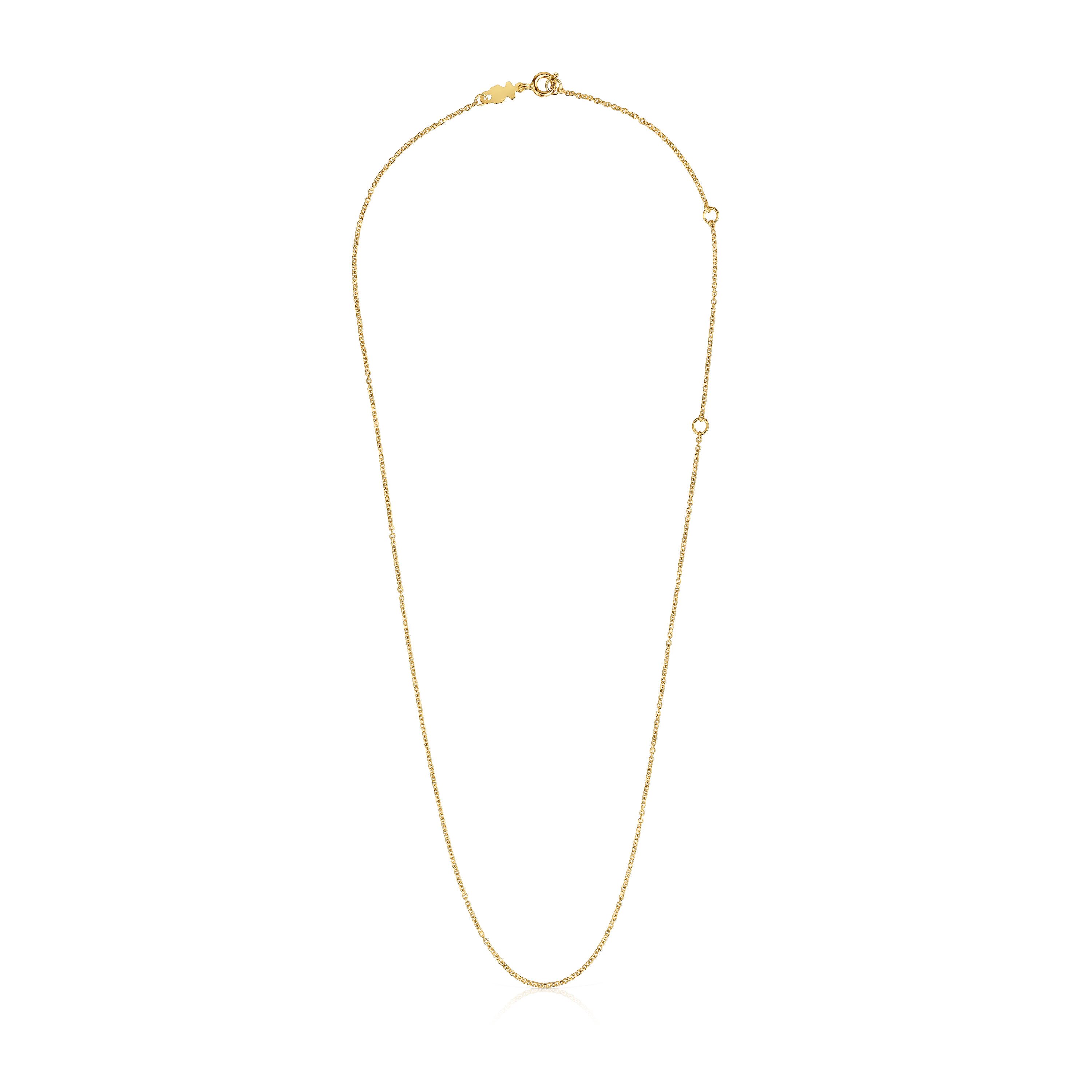 Choker with 18kt gold plating over silver measuring 50 cm TOUS Basics