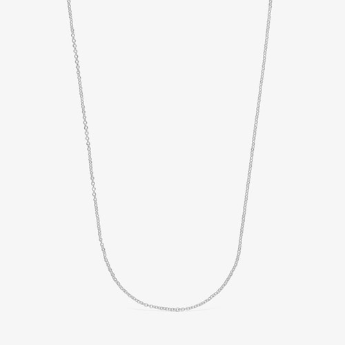 Collaret de plata amb anelles, 60 cm Chain