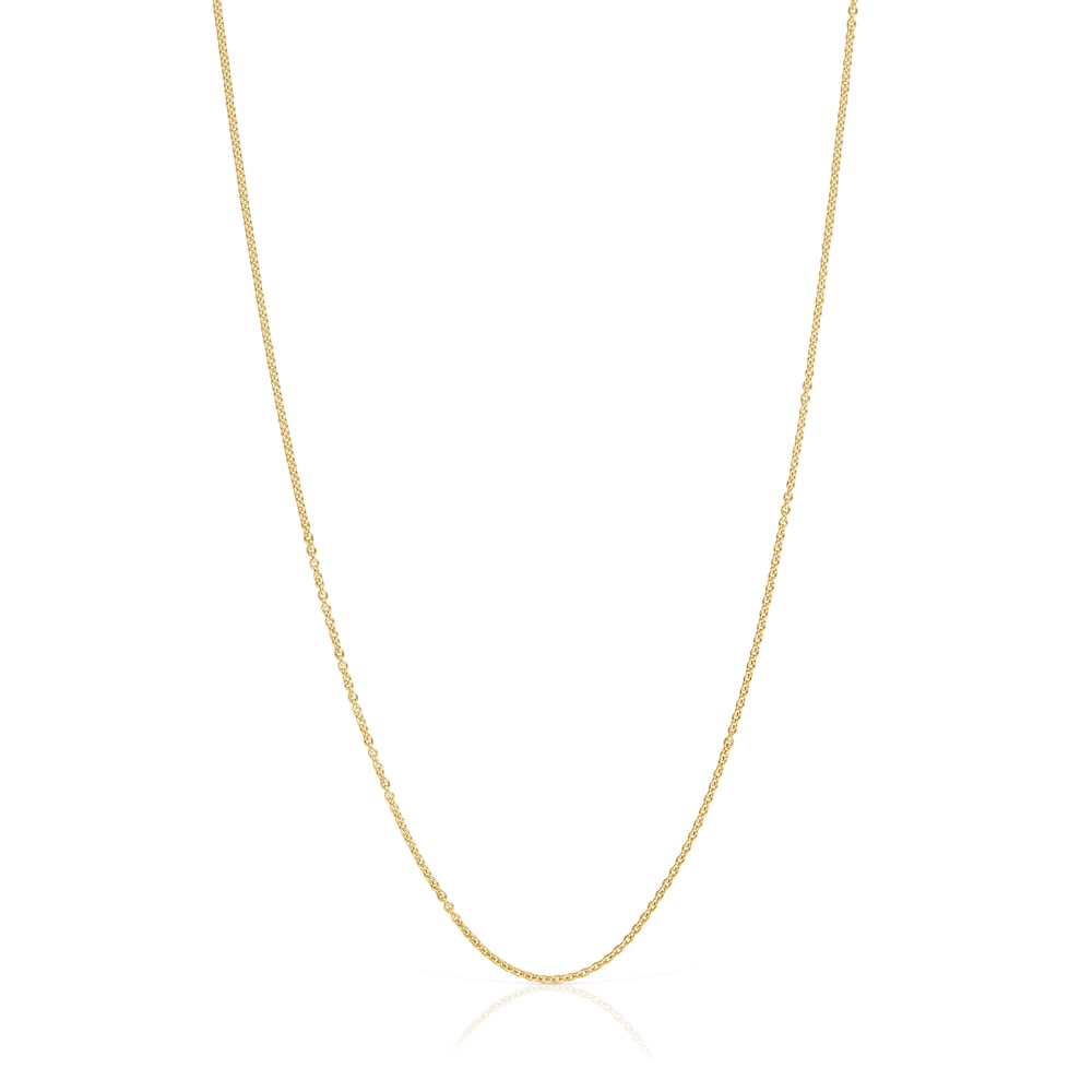 Choker with 18kt gold plating over silver measuring 60 cm TOUS Basics