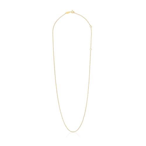 Gargantilla de baño de oro de 18 kt sobre plata 60 cm TOUS Basics