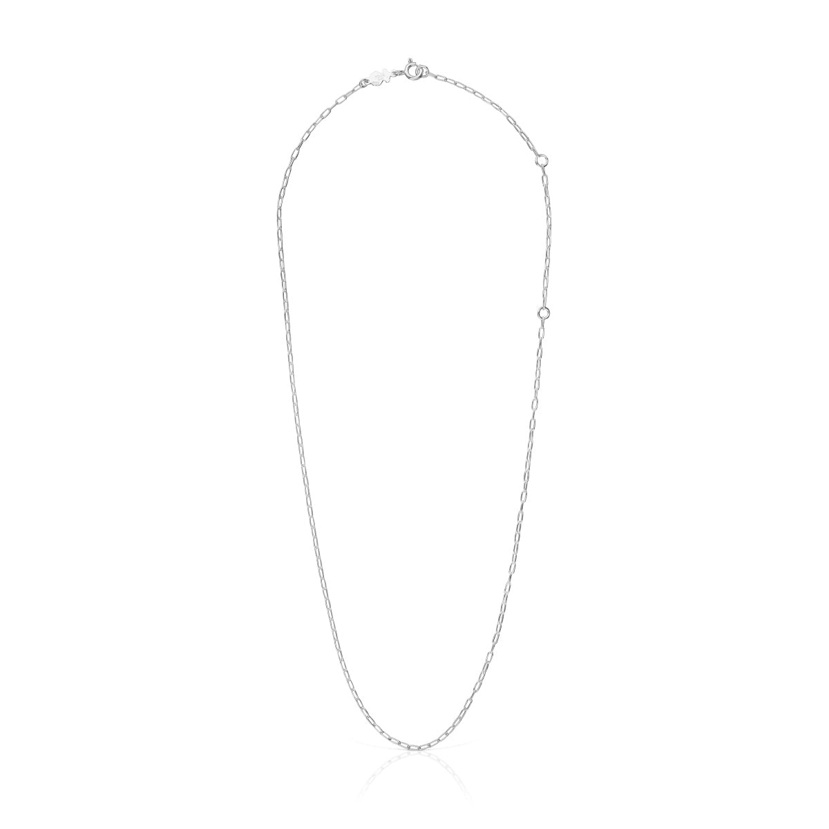 Silver Choker with oval rings measuring 50 cm TOUS Basics