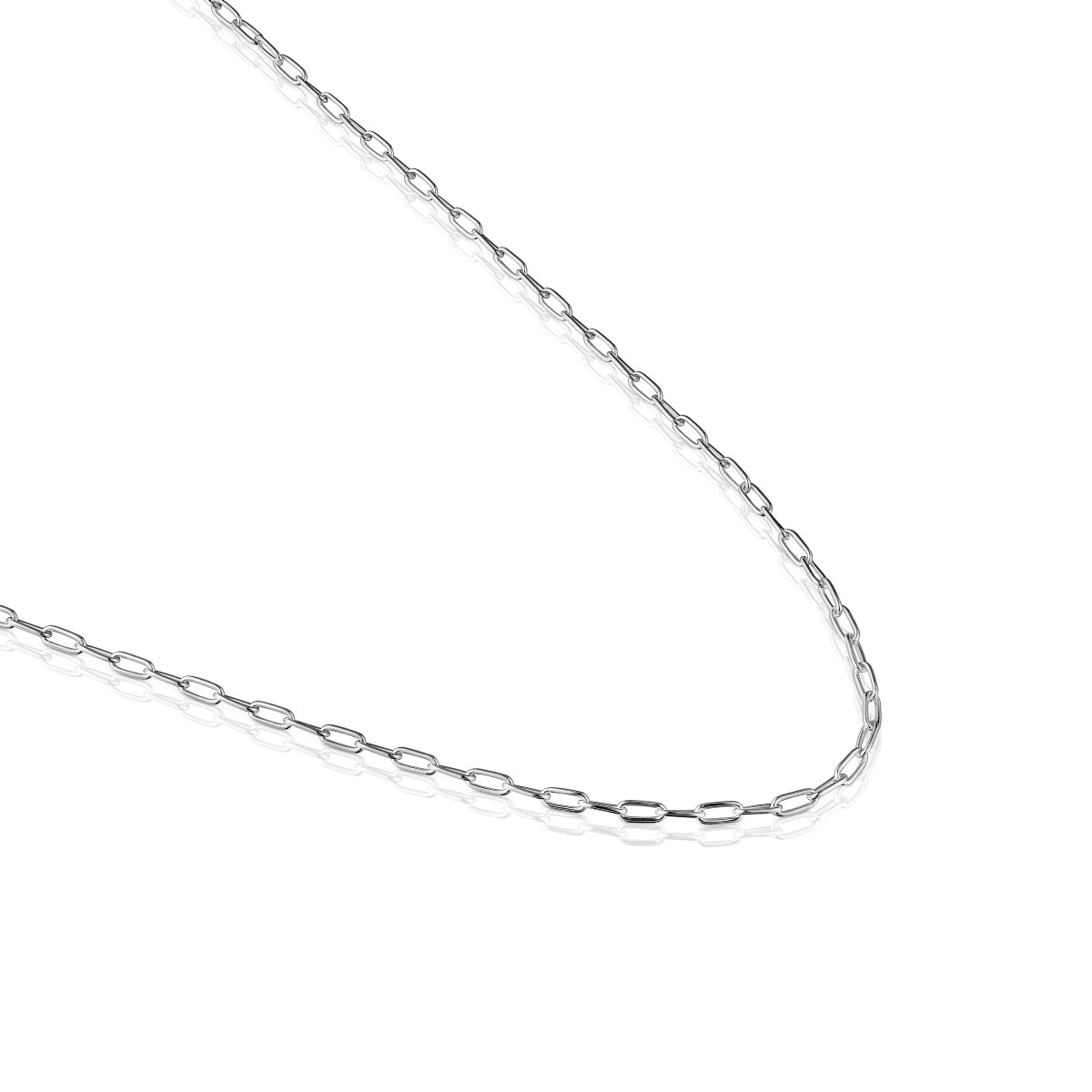 Silver Choker with oval rings measuring 50 cm TOUS Basics