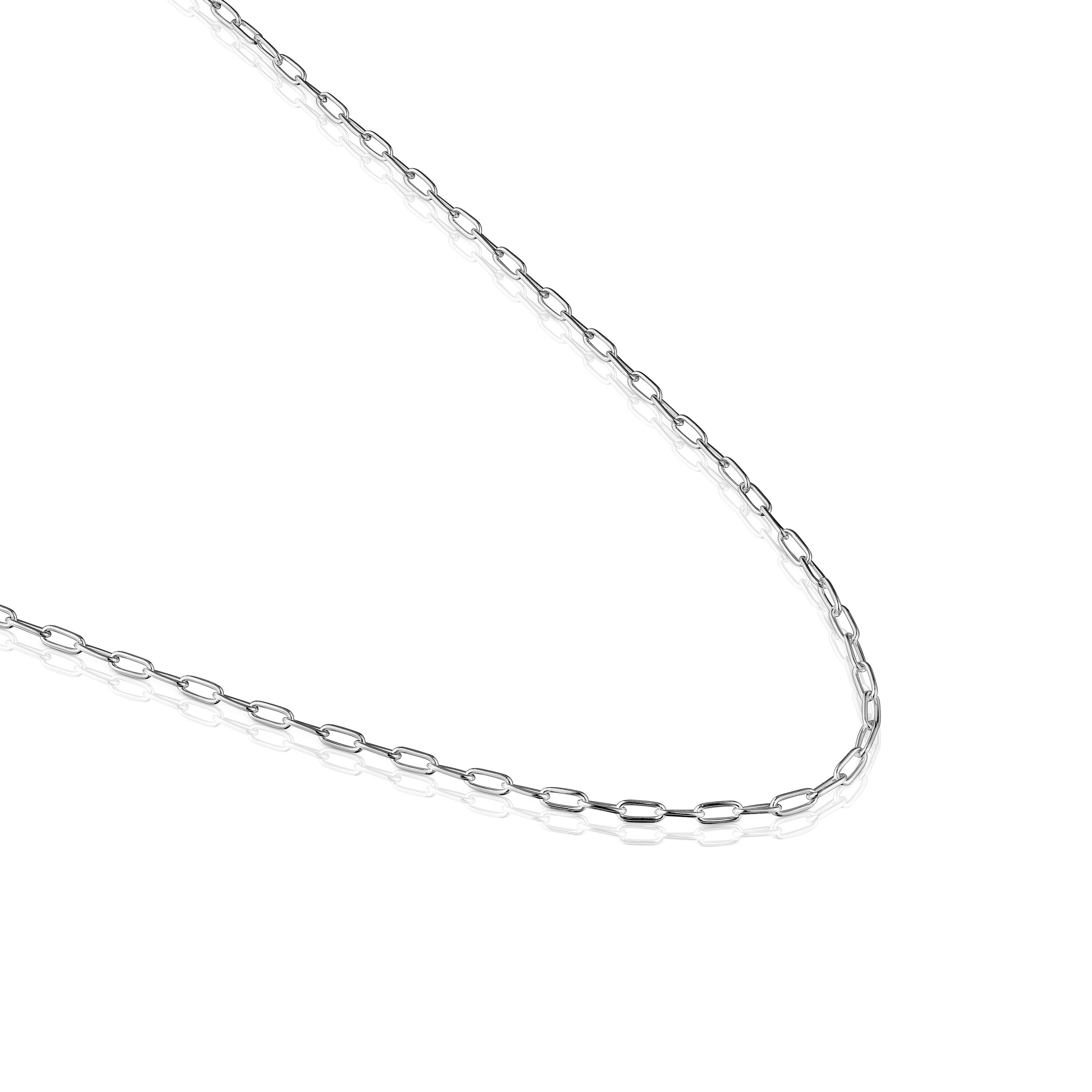 Silver Choker with oval rings measuring 50 cm TOUS Basics
