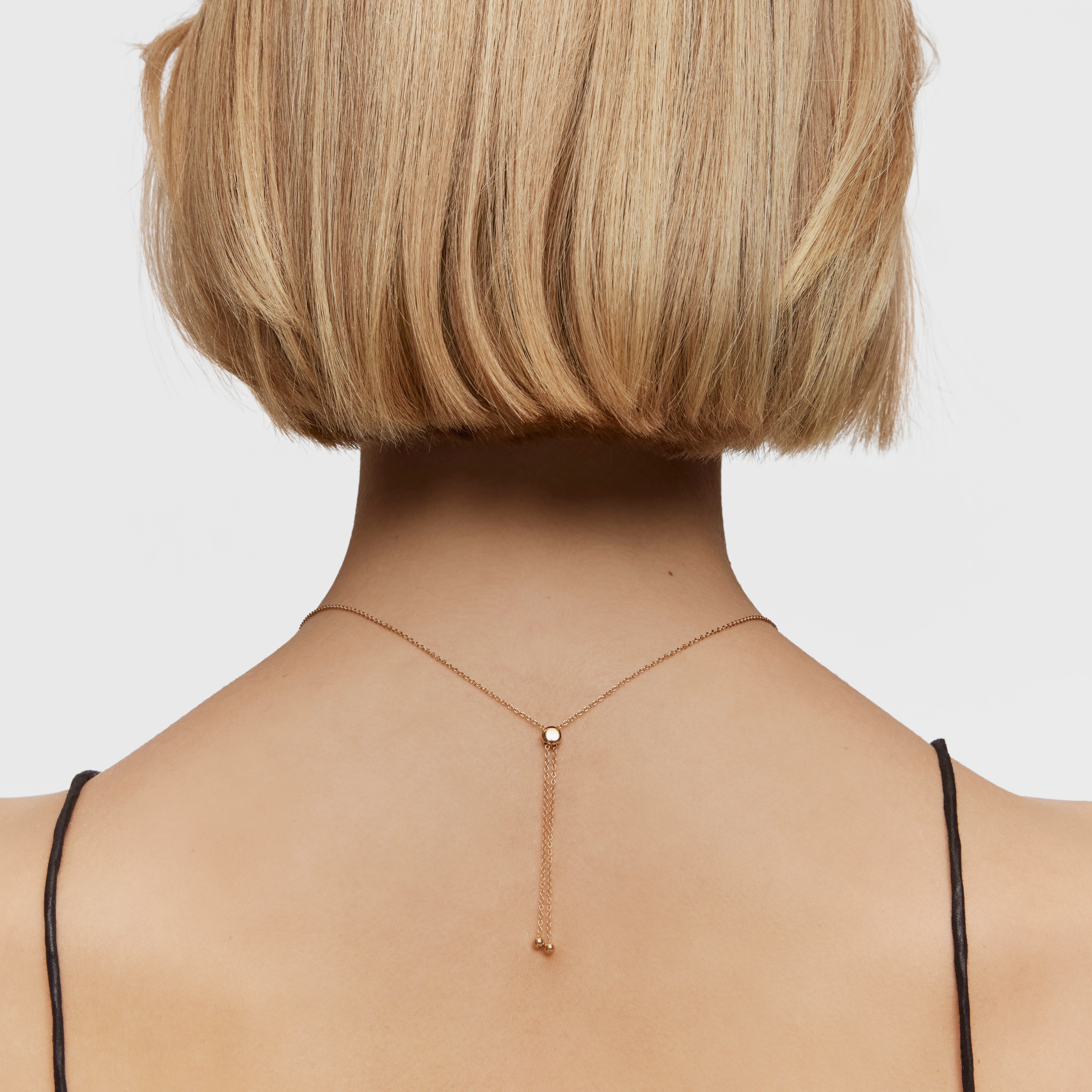 Medium 18K gold vermeil heart Necklace with rhodolite Lligat