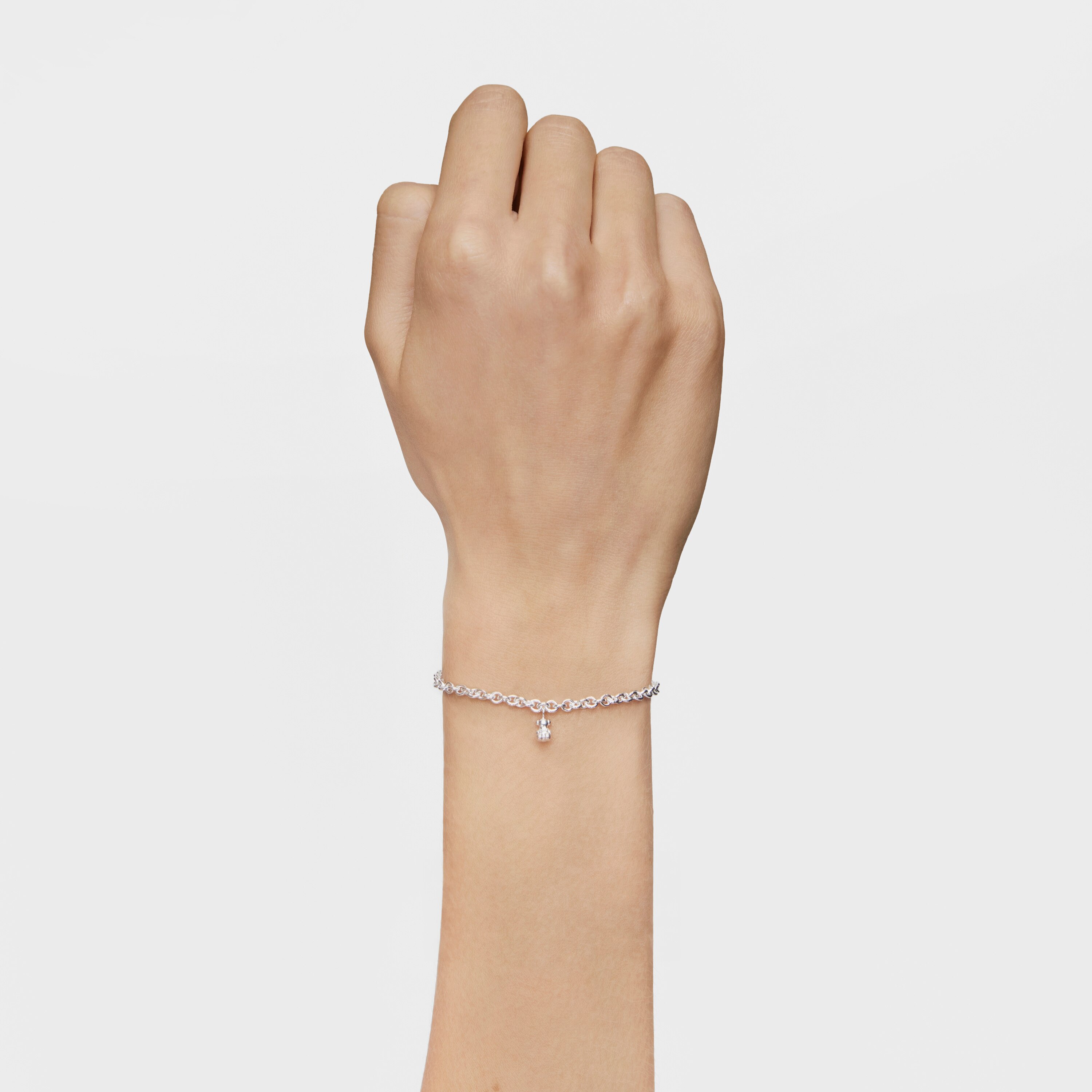 Pendientes pequeños corazón con baño de oro 18 kt sobre plata y rodolita Lligat