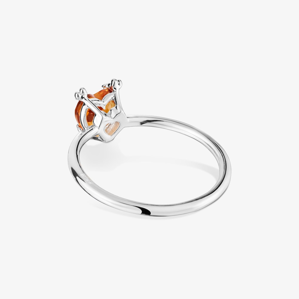 Stř&iacute;brn&yacute; Prsten Color Pills se srdcem z&nbsp;citr&iacute;nu