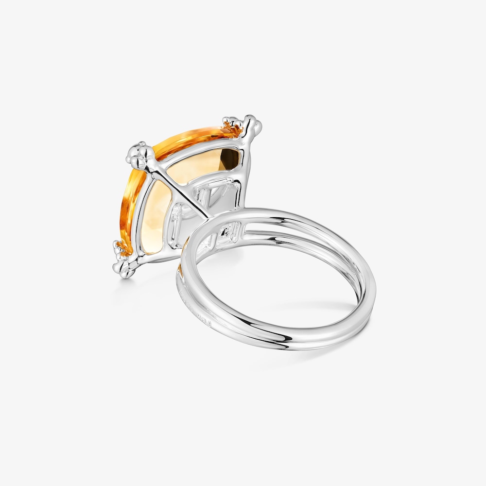 Anello in argento e citrino Color Pills