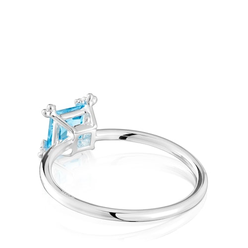 Anillo de plata y topacio Color Pills