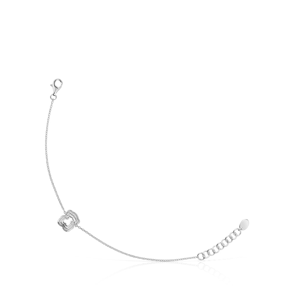 Bickie silver triple bear Bracelet