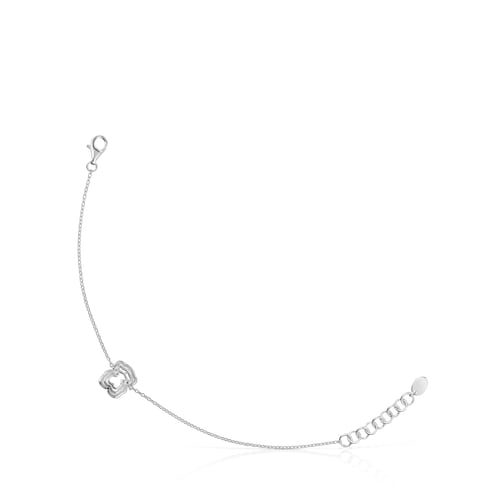 Pulsera triple oso de plata Bickie