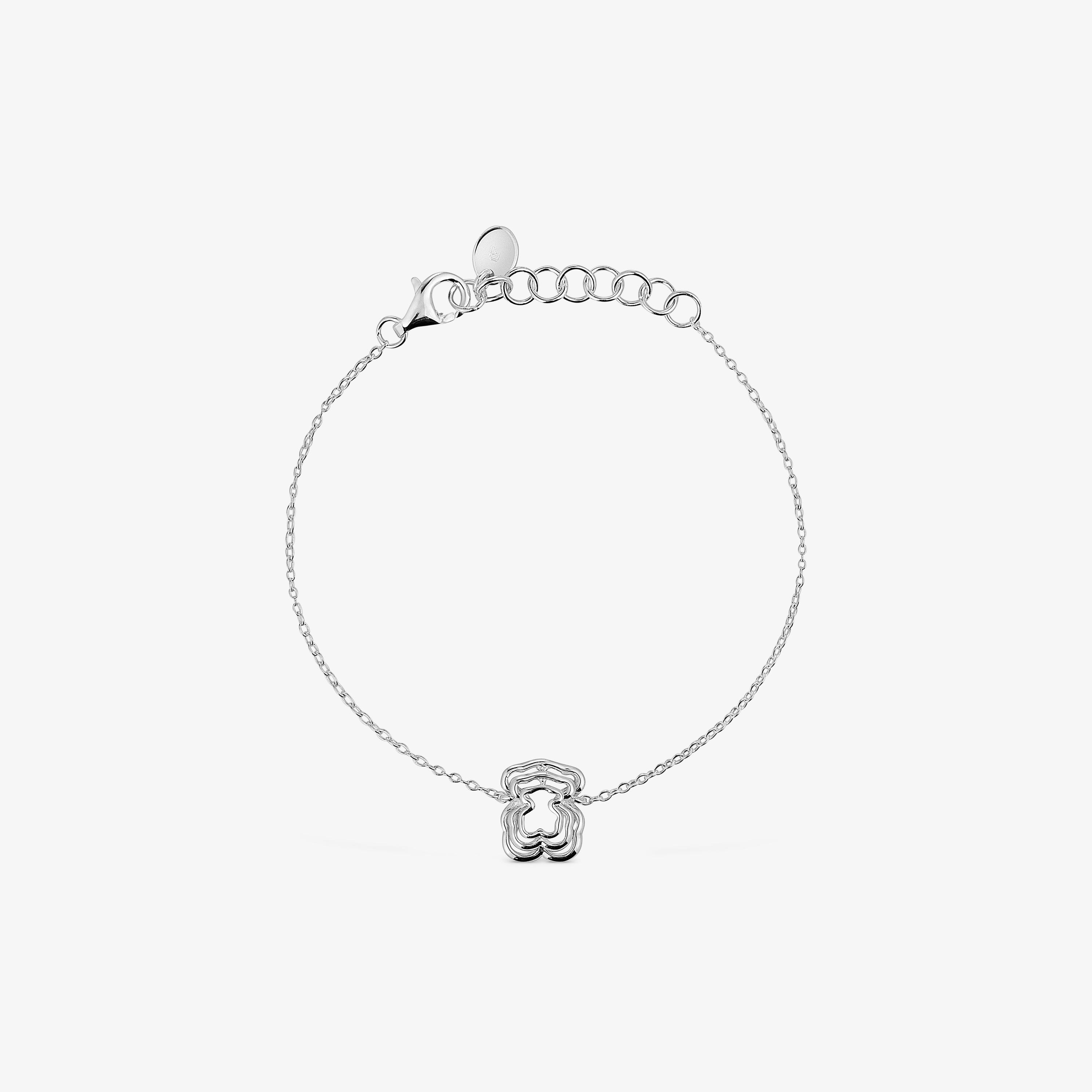 Bickie silver triple bear Bracelet