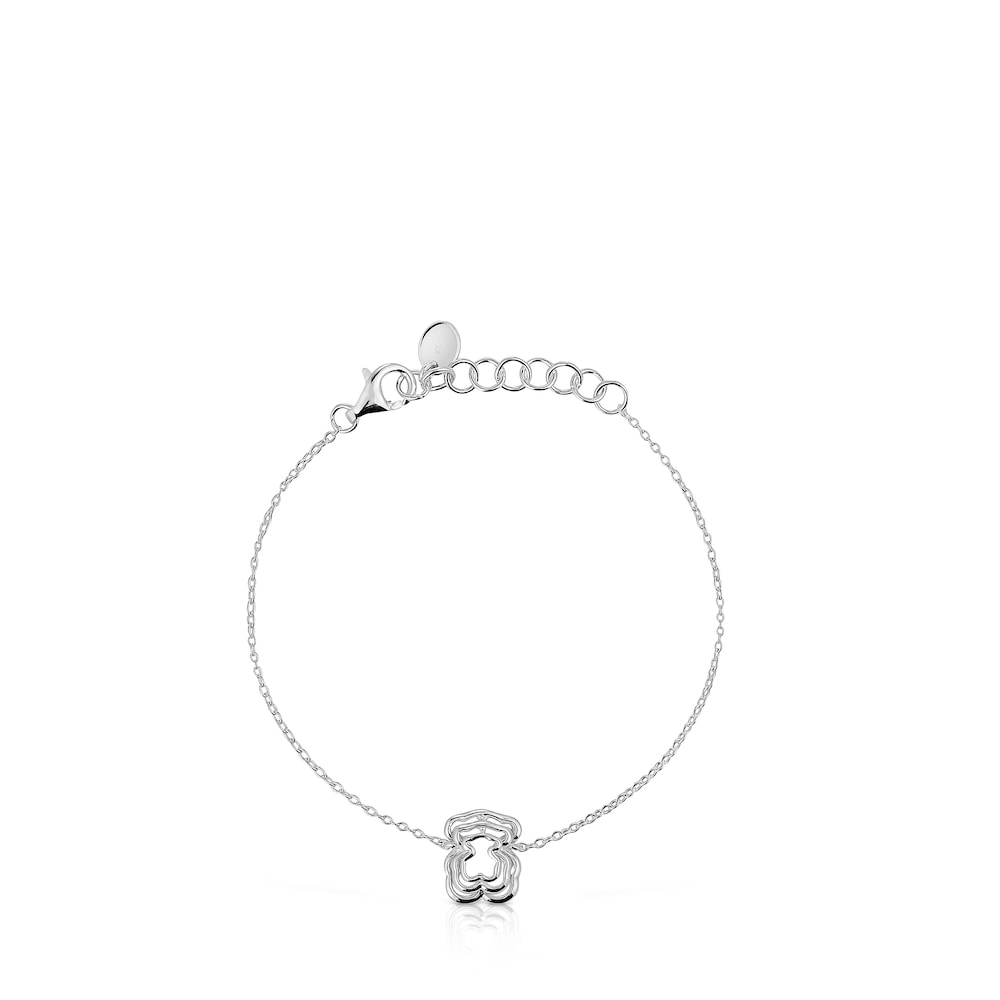 Bickie silver triple bear Bracelet