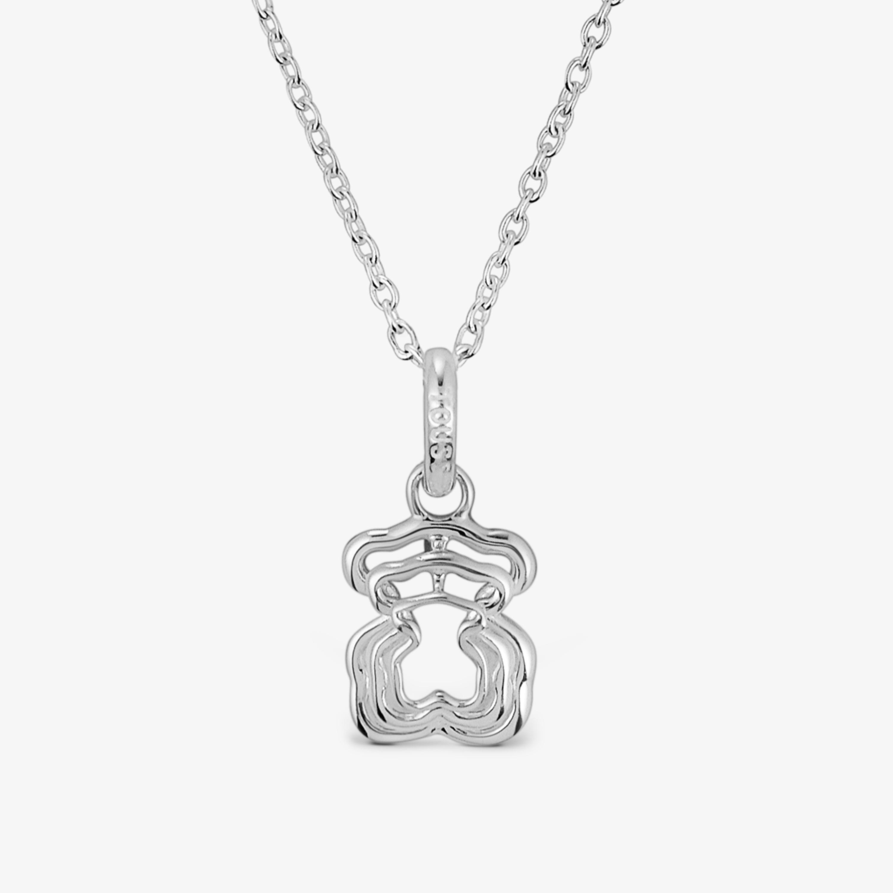Bickie silver triple bear Necklace | TOUS