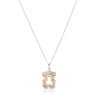 Collar triple oso bicolor Bickie