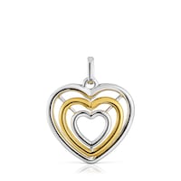 Bickie two-tone triple heart Pendant