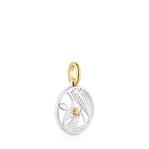 Small Yunque two-tone openwork pendant