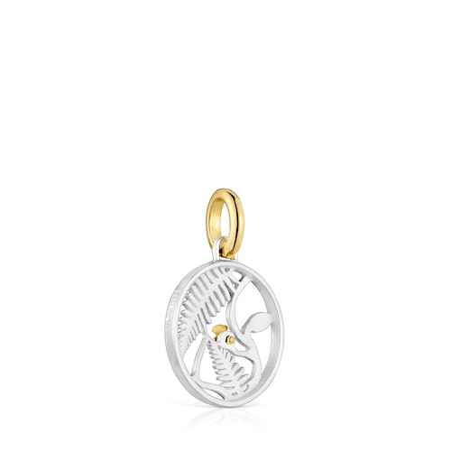 Small Yunque two-tone openwork pendant