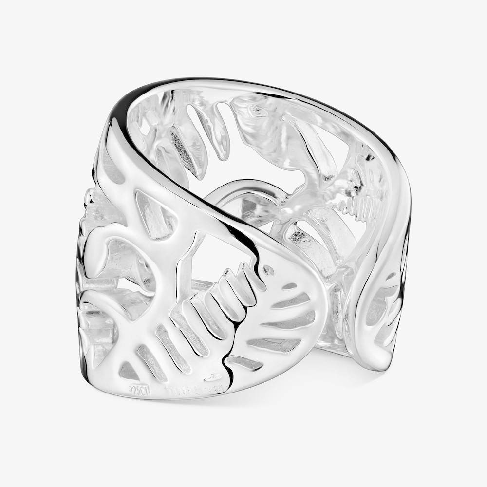 Yunque silver Openwork Open ring