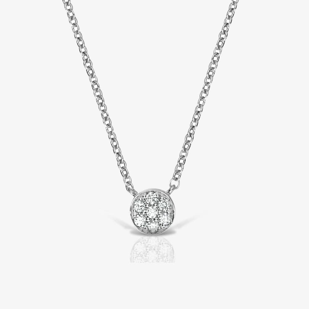 18K white gold with Diamonds Alecia Necklace