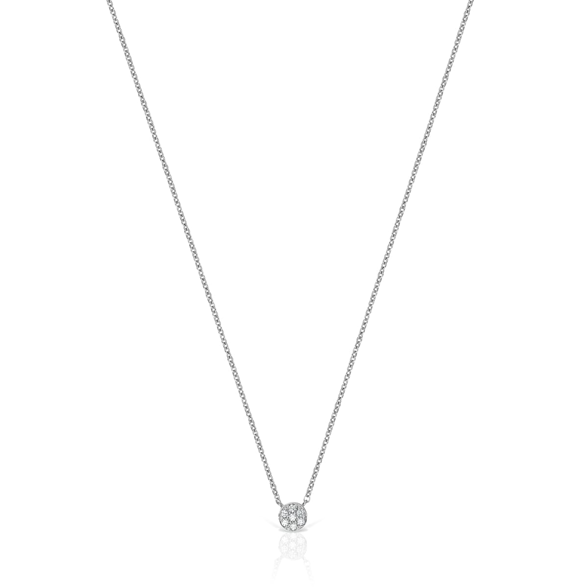 White Gold with Diamonds Alecia Necklace | TOUS