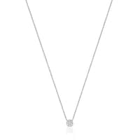 White Gold with Diamonds Alecia Necklace