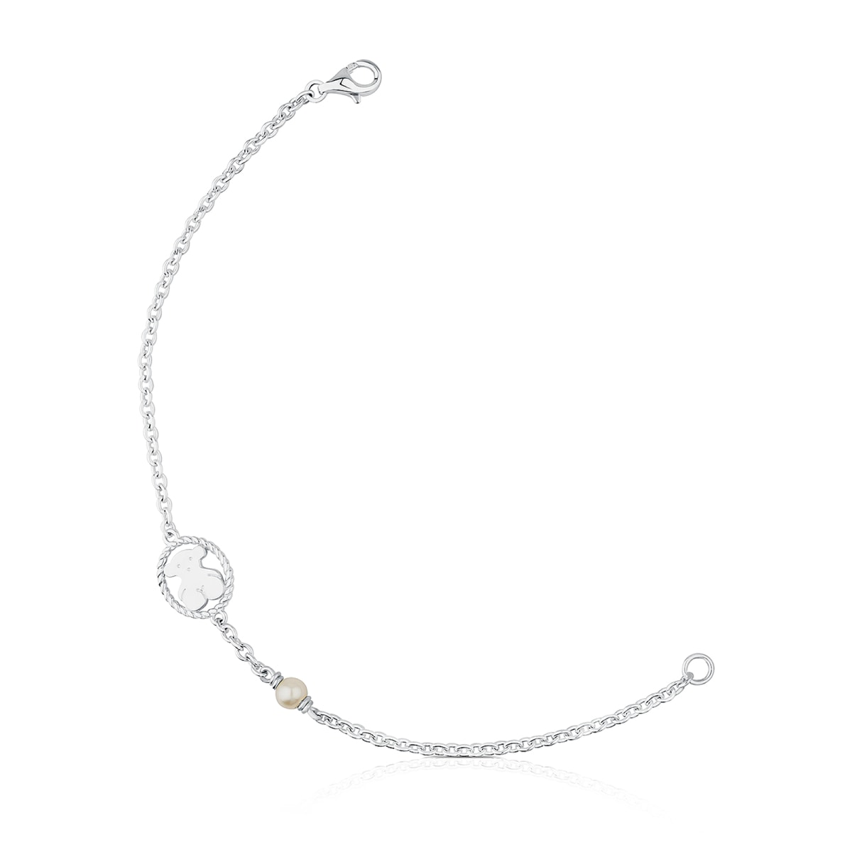 Pulsera de plata con perla cultivada Camee