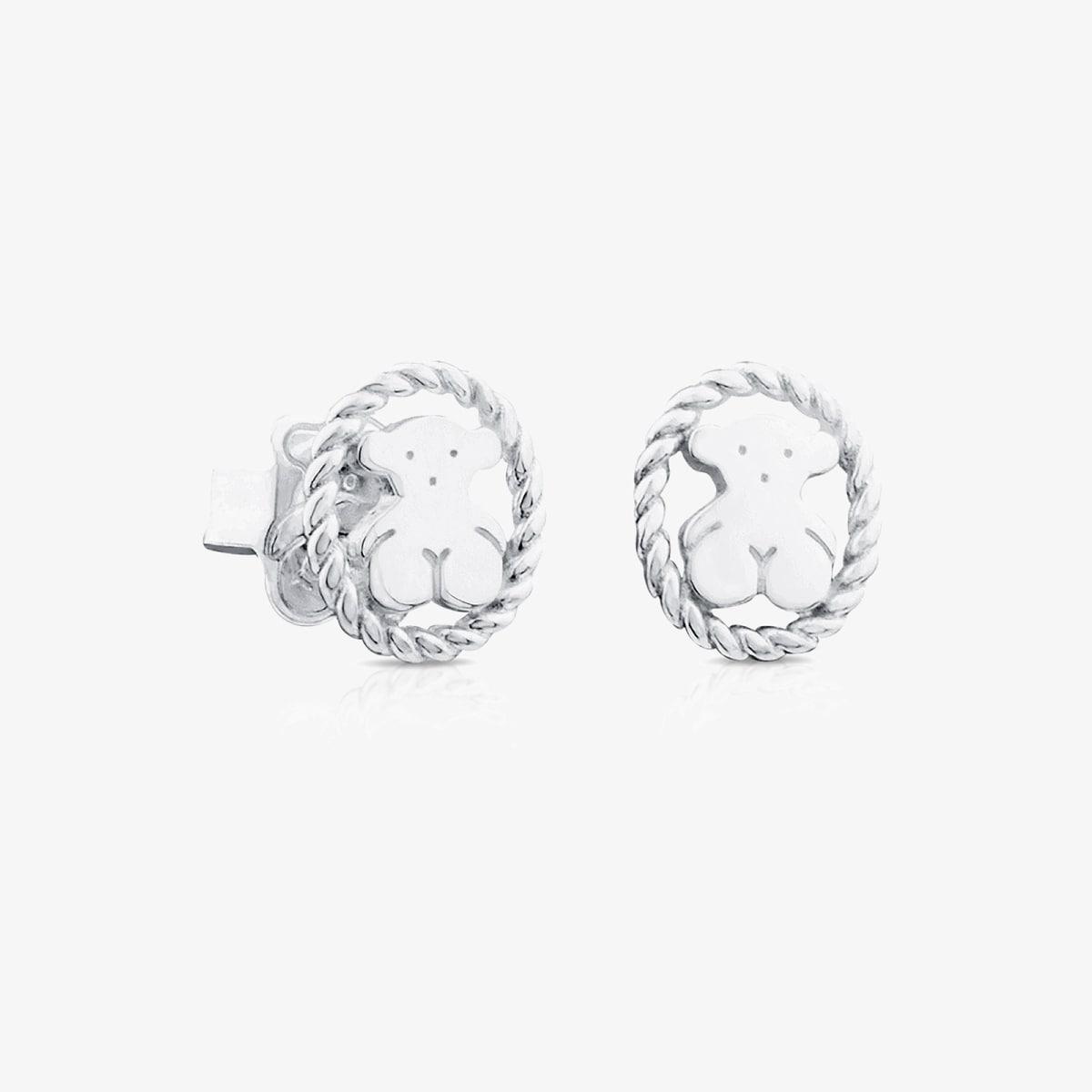 Tous - Pendientes De Plata Camee - Plateado