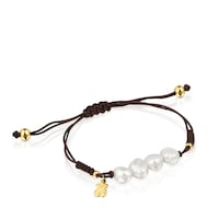 Vermeil Silver TOUS Nudos Bracelet with pearls
