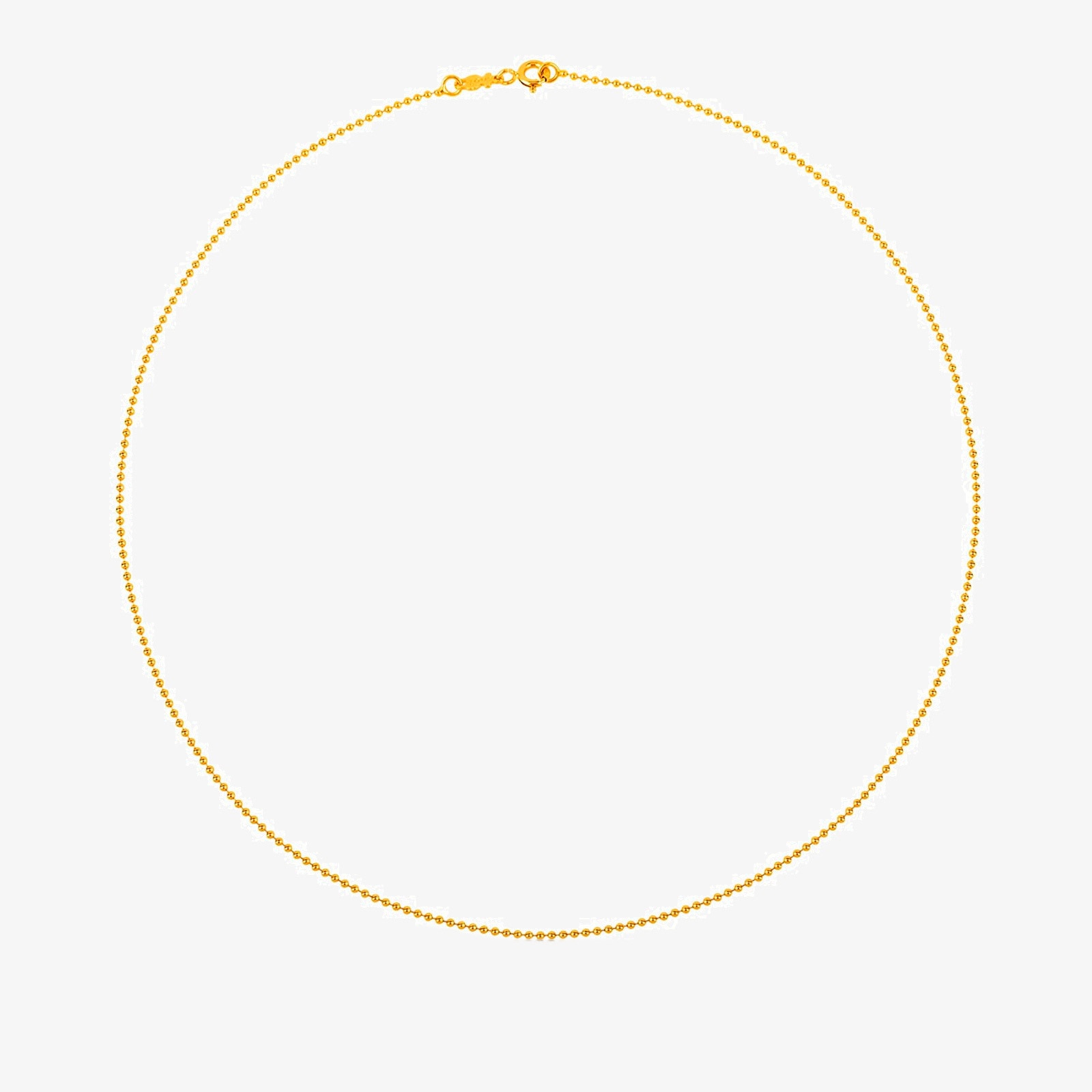 18K solid gold Choker with 1.2 mm balls measuring 45 cm TOUS Chain