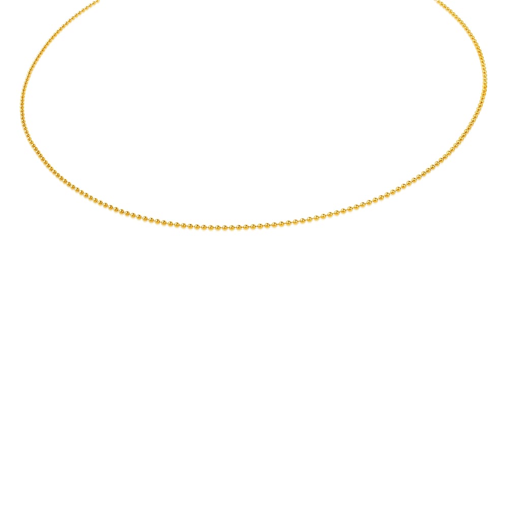 Cadena TOUS Chain de oro de bolas de 1,2mm, 45cm.
