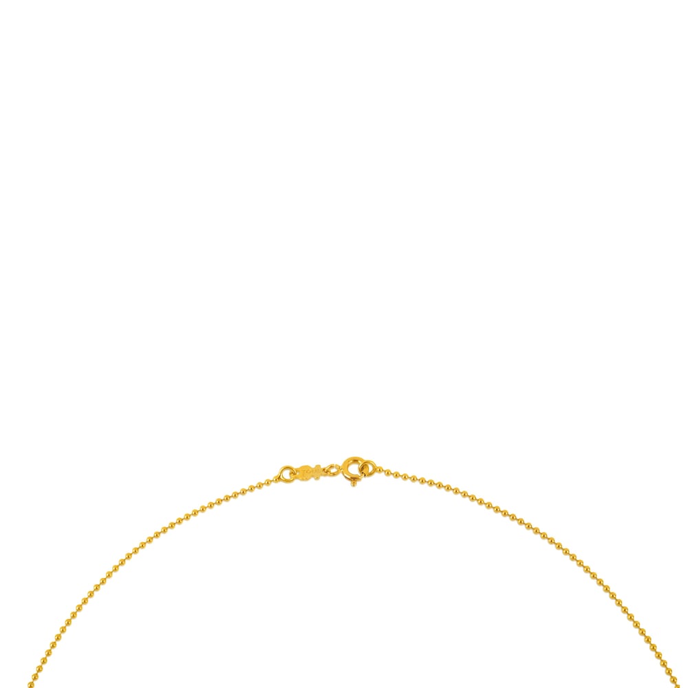 Cadena TOUS Chain de oro de bolas de 1,2mm, 45cm.