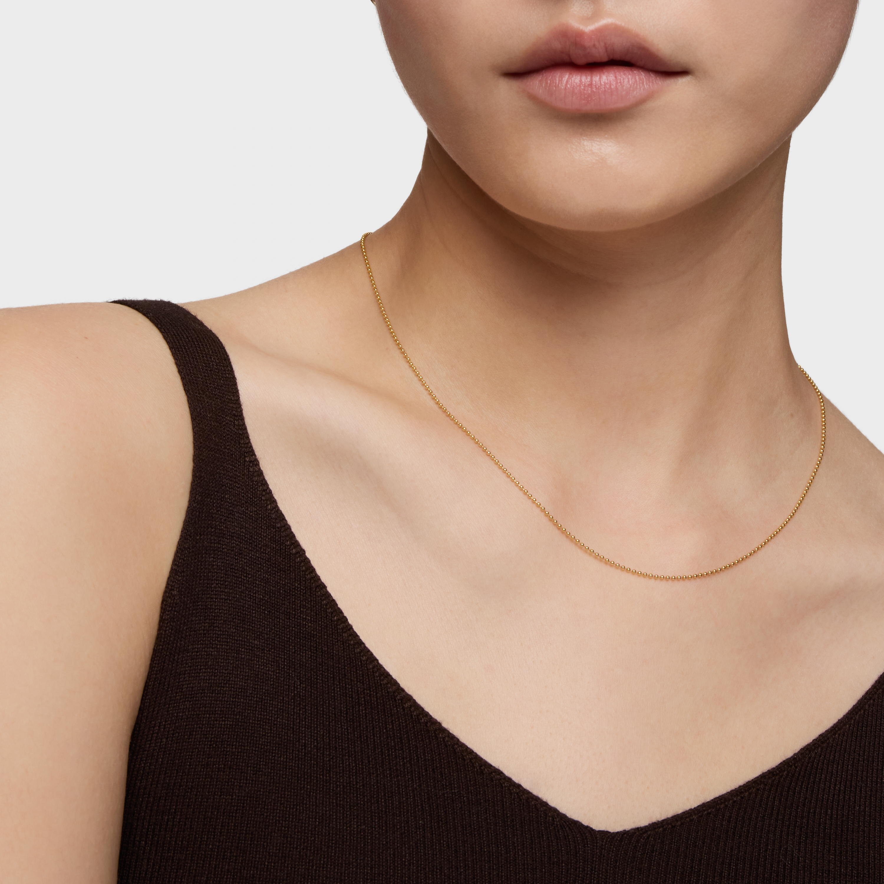 Gold Choker with 1.2 mm balls measuring 45 cm TOUS Chain