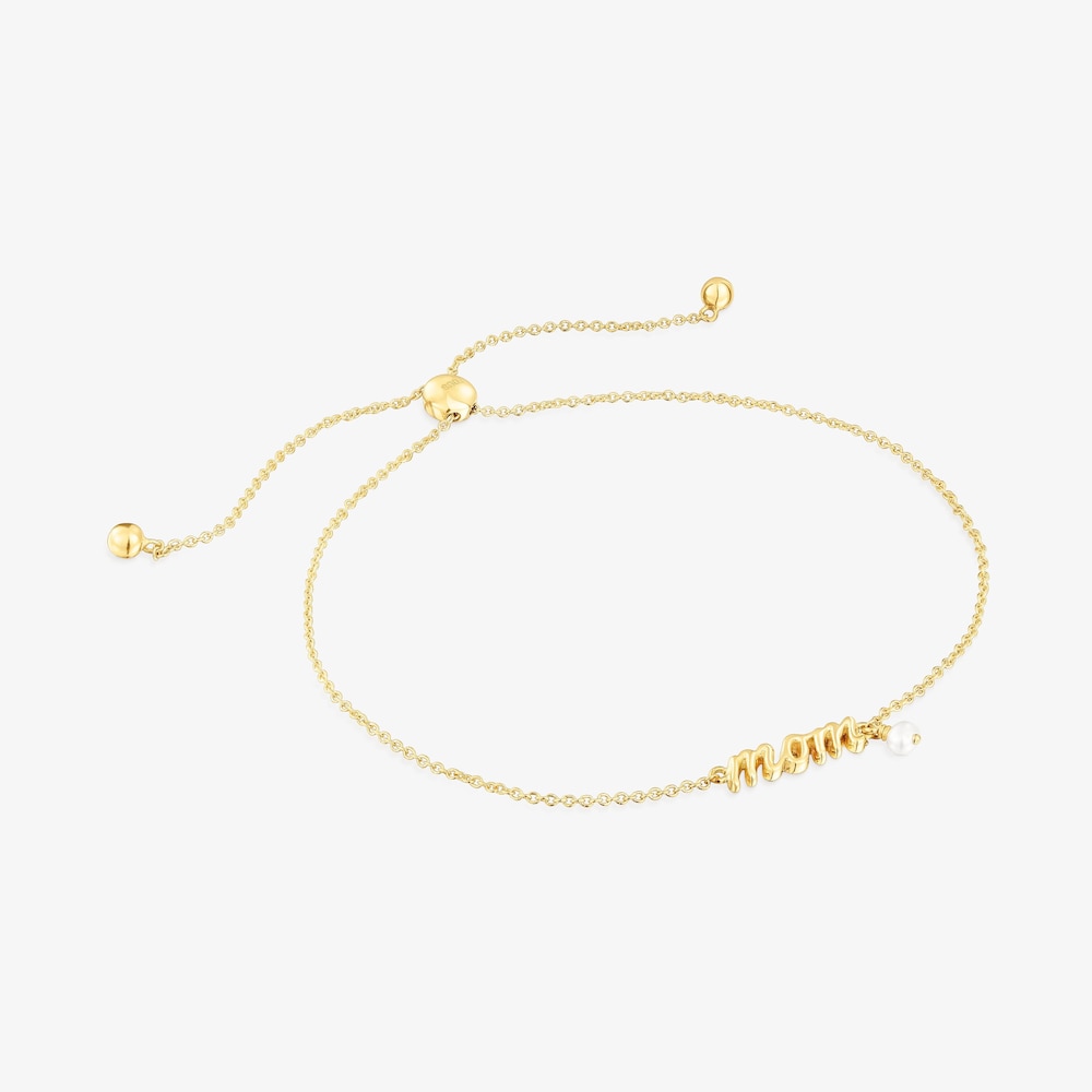 Pulseira Mom em ouro e p&eacute;rola cultivada TOUS Mama
