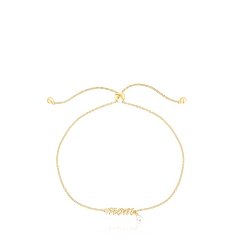 Pulsera Mom de oro y perla cultivada TOUS Mama