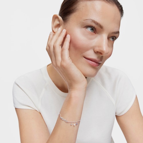 Silver Mama Bracelet with cultured pearls and gemstones TOUS Mama