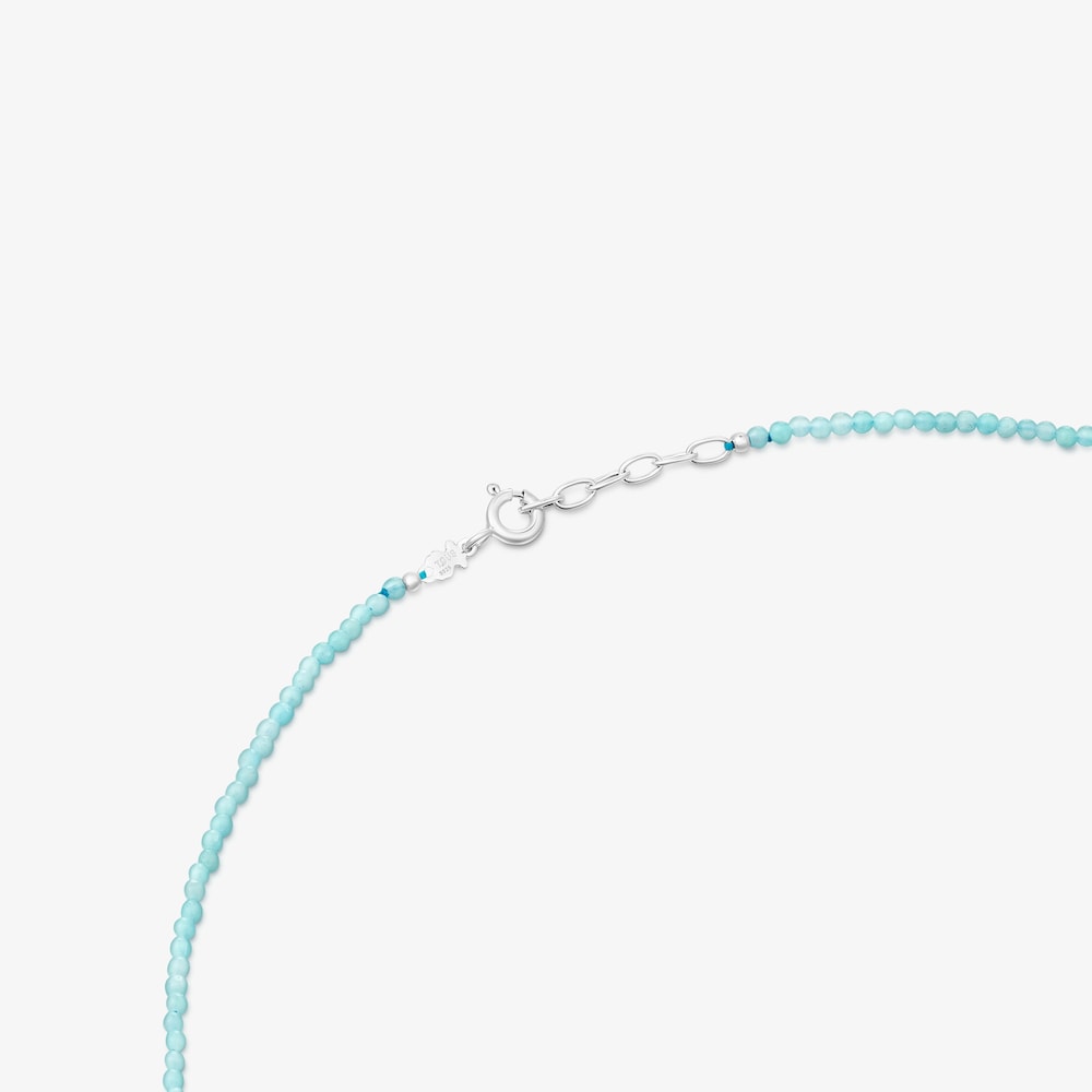 Collar Mama de plata y amazonitas TOUS Mama