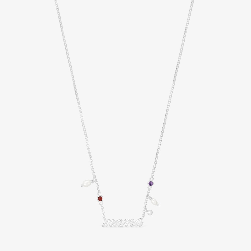 Collar Mama de plata, perlas cultivadas y gemas TOUS Mama