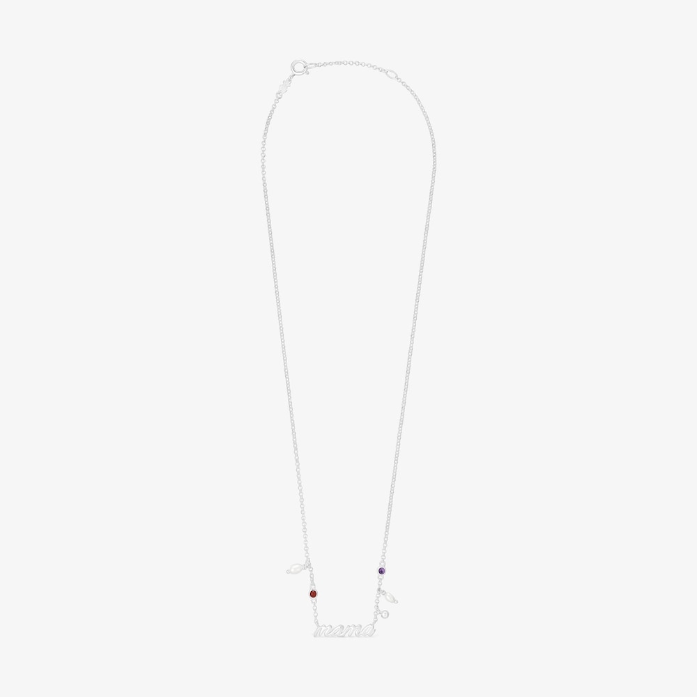 Collar Mama de plata, perlas cultivadas y gemas TOUS Mama