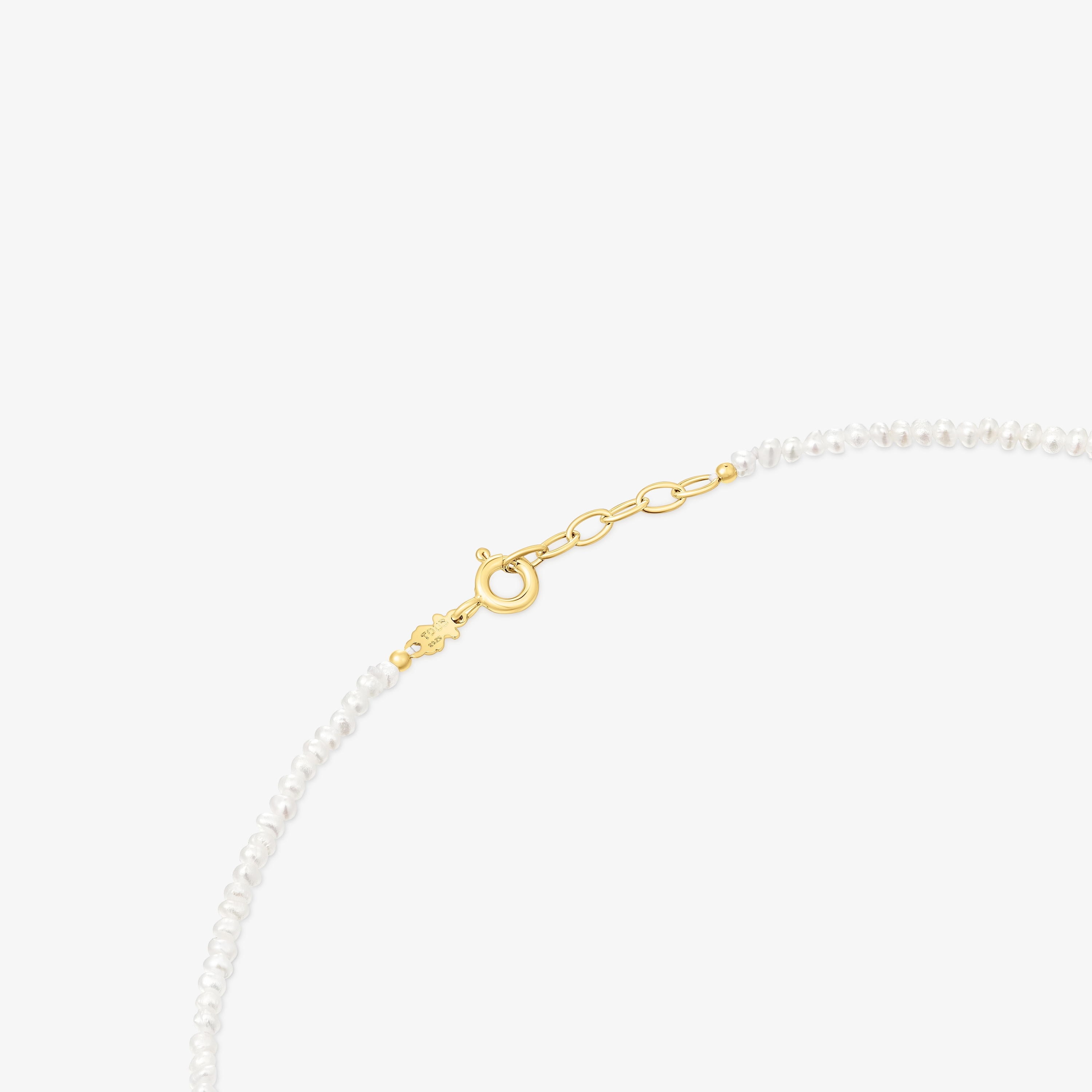 Silver vermeil Mama Necklace with cultured pearls TOUS Mama