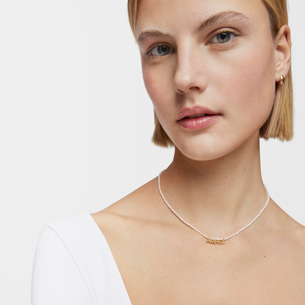 Collar Mama con baño de oro 18 kt sobre plata y perlas cultivadas TOUS Mama Collar Mama con baño de oro 18 kt sobre plata y perlas cultivadas TOUS Mama