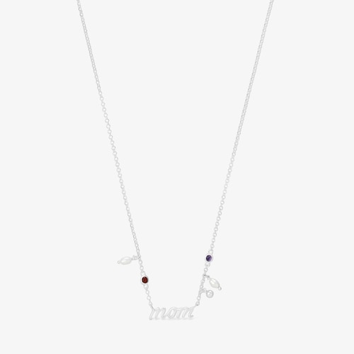 Collar Mom de plata, perlas cultivadas y gemas TOUS Mama