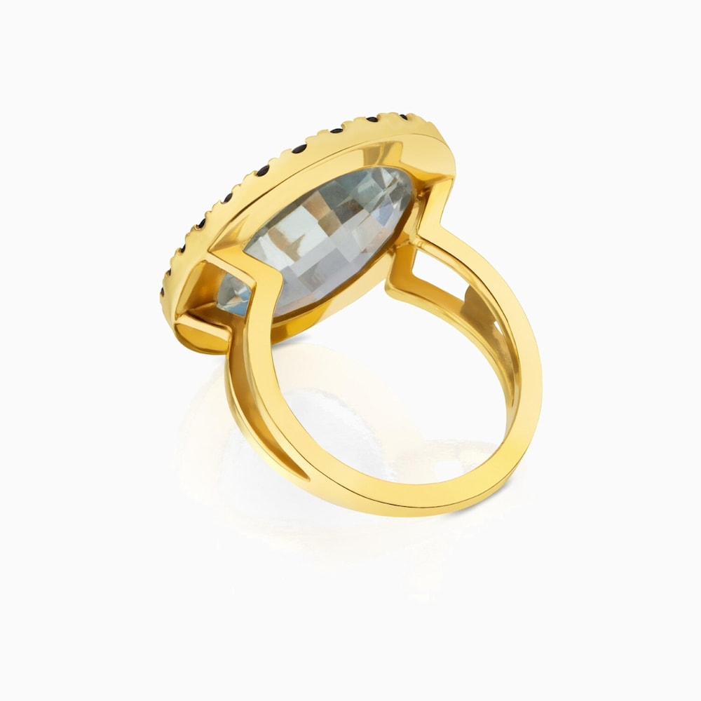 ATELIER Dinah Ring in Gold with Quartz and Tourmalines