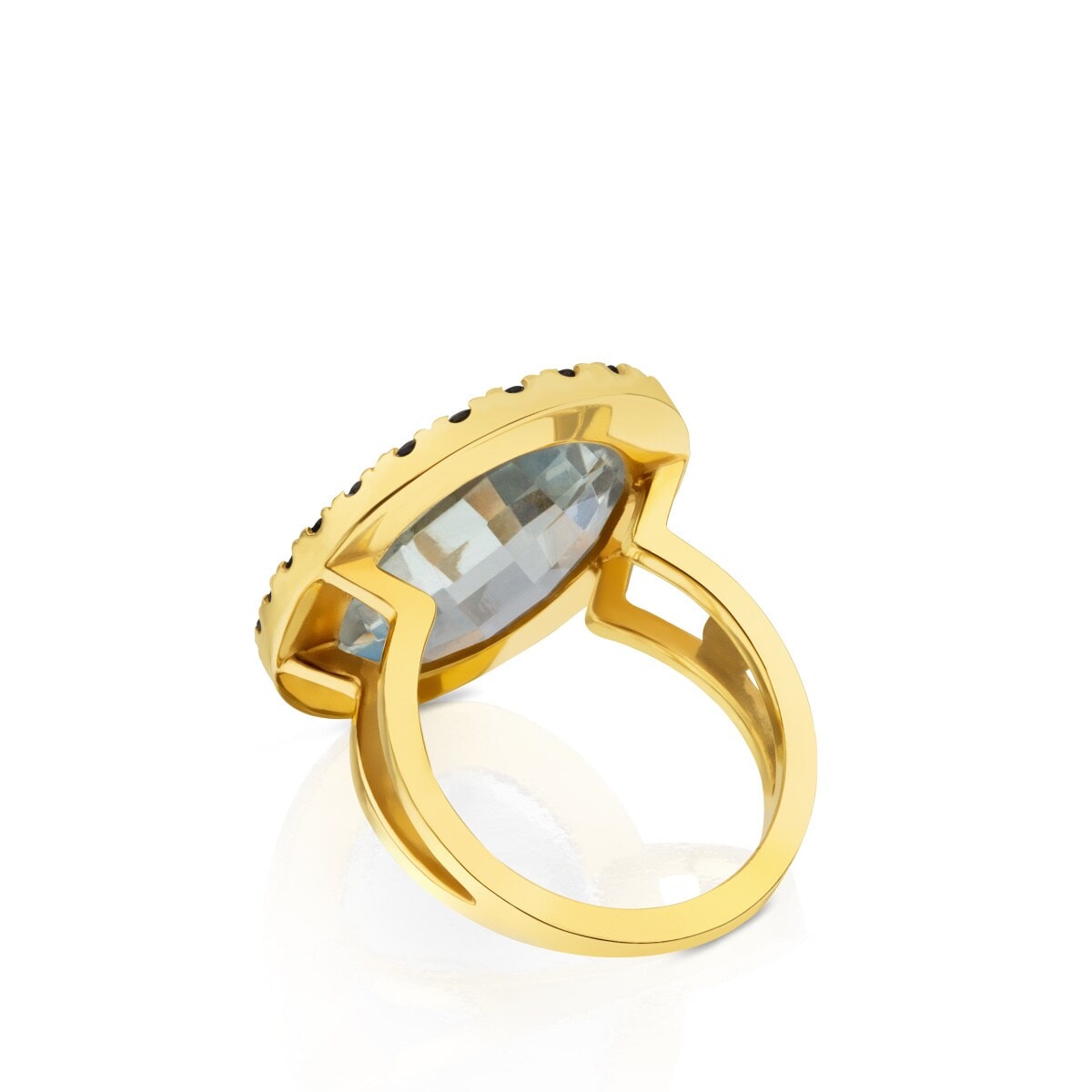ATELIER Dinah Ring in Gold with Quartz and Tourmalines